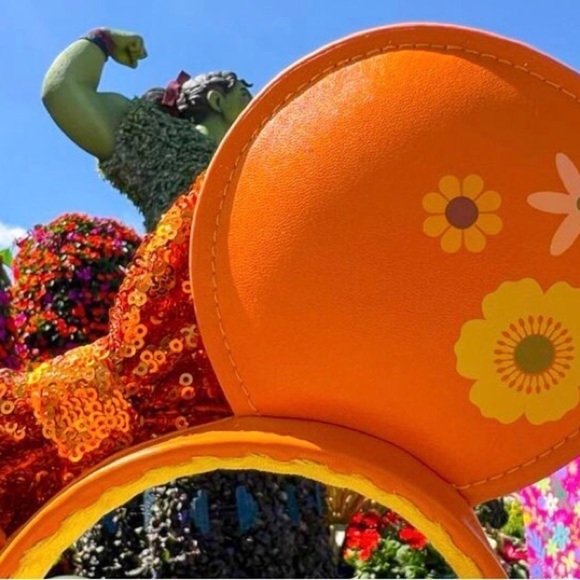 Orange Bird Ear Headband - EPCOT International Flower & Garden Festival 2023 - Picture 6 of 10